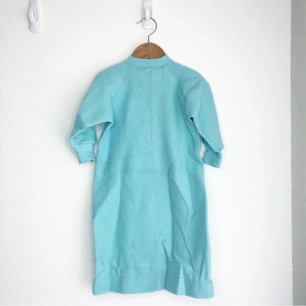 NWT Vintage blanket sleep sack robin’s egg blue Monsanto fabric infant‎ one size